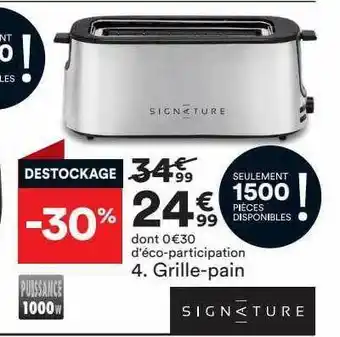 BUT Grille-pain signature offre