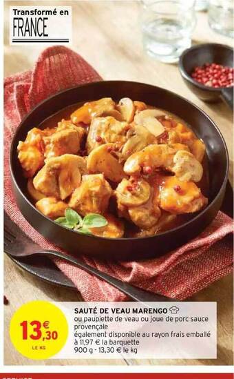 Intermarché Hyper Sauté de veau marengo offre