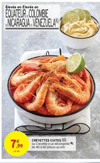 Intermarché Hyper Crevettes cuites offre