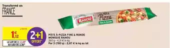Intermarché Hyper Pâte à pizza fine & ronde monique ranou offre