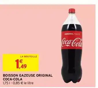 Intermarché Hyper Boisson gazeuse original coca-cola offre