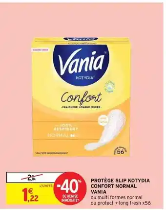 Intermarché Hyper Protège slip kotydia confort normal vania offre