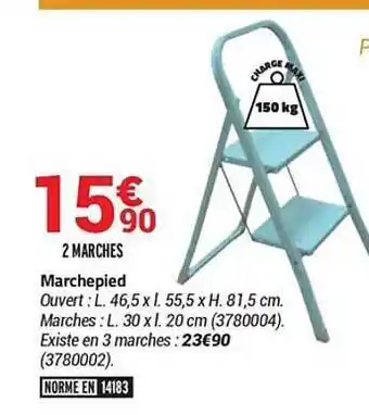 Bricorama Marchepied offre