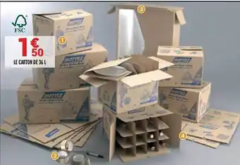 Bricorama Carton de 36l offre
