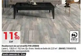 Bricorama Revêtement de sol stratifié pin urban offre