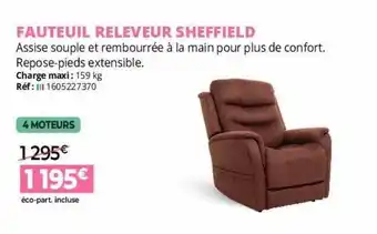 Distri Club Médical Fauteuil releveur sheffield offre