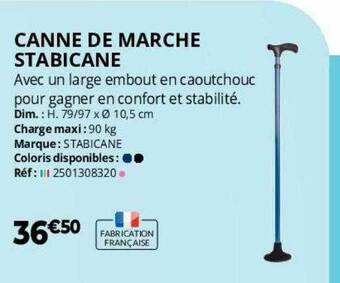 Distri Club Médical Canne de marche stabicane offre