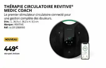 Distri Club Médical Thérapie circulatoire revitive medic coach offre
