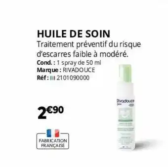 Distri Club Médical Huile de soin offre