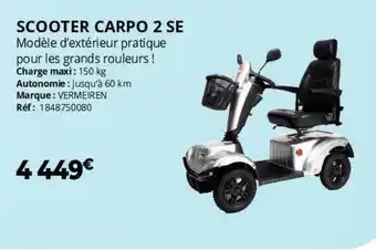 Distri Club Médical Scooter carpo 2 se offre