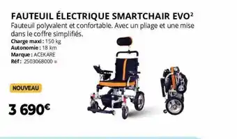 Distri Club Médical Fauteuil électrique smartchair evo² offre