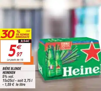 Netto Biére Blonde Heineken offre