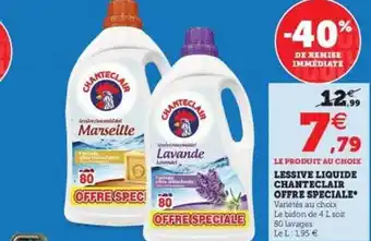 Hyper U Lessive liquide chanteclair offre spéciale offre