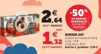 Hyper U Kinder joy offre