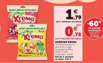Hyper U Bonbons krema offre