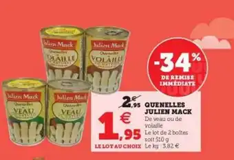 Quenelles julien mack