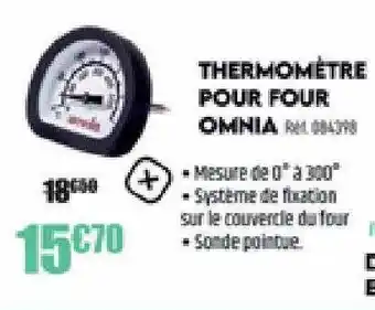 Narbonne accessoires Thermomètre pour four omnia offre
