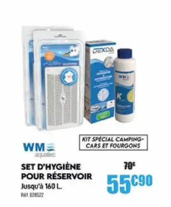 Narbonne accessoires Set d'hygiène pour réservoir wm aquatec offre