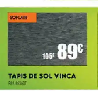 Narbonne accessoires Tapis de sol vinca soplair offre
