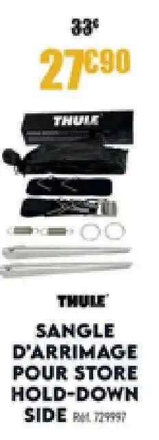 Narbonne accessoires Sangle d'arrimage pour store hold-down side thule offre