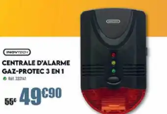 Narbonne accessoires Centrale d'alarme gaz-protec 3 en 1 inovtech offre