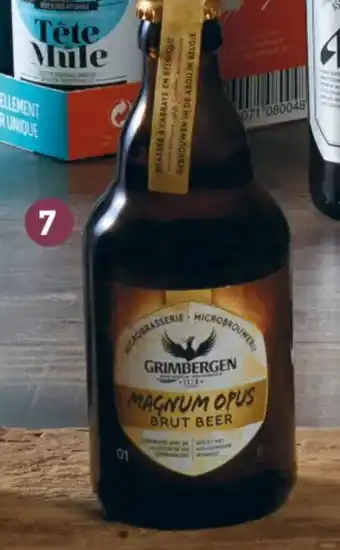 Super U Biere Blonde Grimbergen Magnum Opus 8 offre