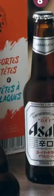 Super U Dry Asahi Biere Blonde Super offre