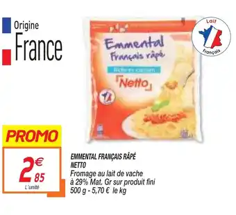 Emmental Français râpé Netto