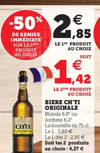 Super U Biere Ch Ti Originale offre