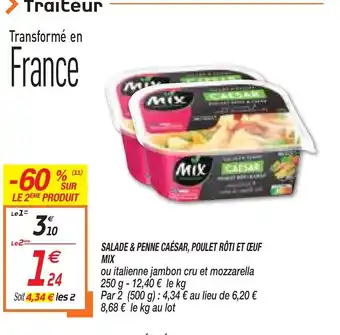 Netto Salade & Penne Caésar offre