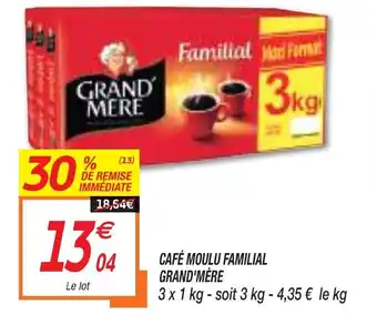 Netto Café Moulu Familial Grand'Mére offre