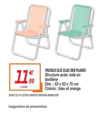 PICCOLO CLIC CLIC DES PLAGES