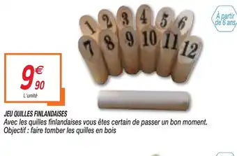 Netto JEU QUILLES FIMLANDAISES offre
