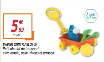 Netto CHARIOT GARNI PLAGE 30 CM offre