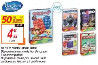 Netto QUI EST CE ? VOYAGE HASBRO GAMING offre