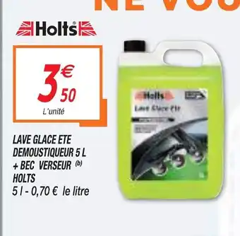 Netto LAVE GLACE ETE DEMOUSTIQUER 5 L+ BEC VERSEUR HOLTS offre