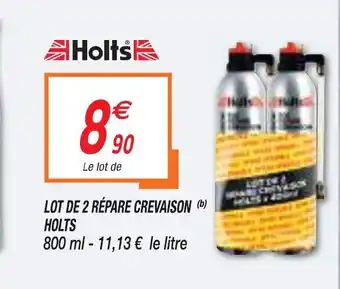 Netto LOT DE 2 RéPARE CREVAISON HOLTS offre