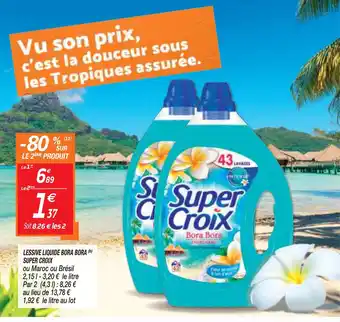 Netto LESSIVE LIQUIDE BORA BORA SUPER CROIX offre