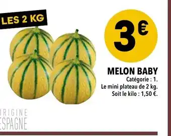 Supeco Melon Baby offre