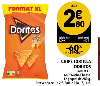 Supeco CHIPS TORTILLA DORITOS offre