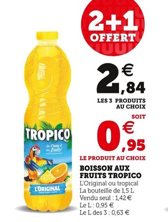 U Express Tropico Boisson Aux Fruits offre