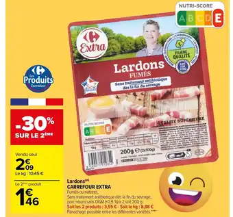 Carrefour Lardons Carrefour Extra offre