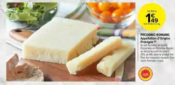 Pecorino Romano Appellation D'origine Protégée
