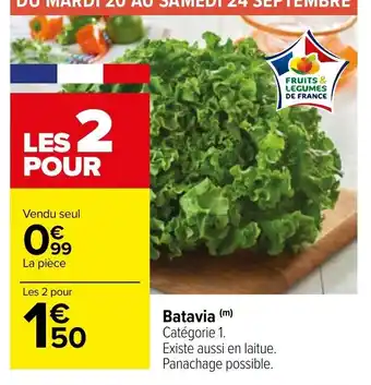 Carrefour Batavia offre