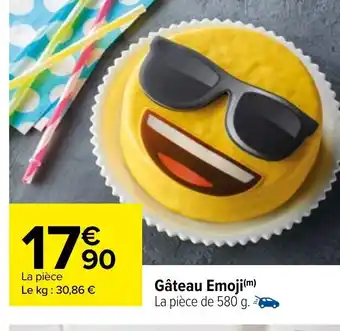 Carrefour Gâteau Emoji offre