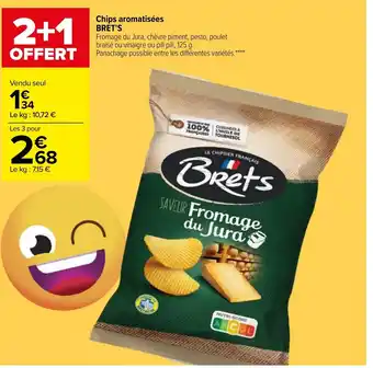Carrefour Bret's Chips Aromatisées offre