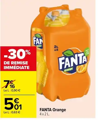 Carrefour Fanta Orange offre