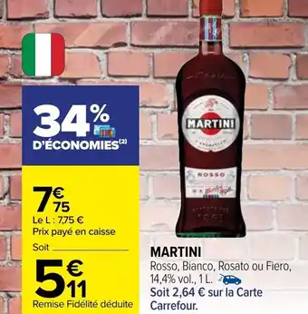 Carrefour Martini offre