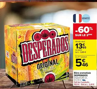 Carrefour Desperados Bière Aromatisée offre