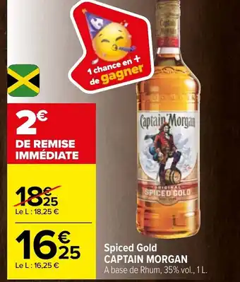Carrefour Captain Morgan Spiced Gold offre